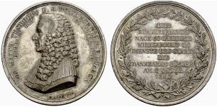 LBECK, STADT - Silbermedaille 1823. Auf den ... 