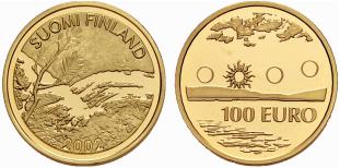 Republik. 100 Euro 2002. 8.66 g. Fr. 15. FDC ... 