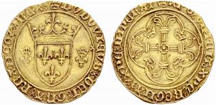 Louis XI. 1461-1483. Ecu dor  la couronne ... 