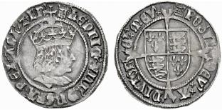 Henry VIII. 1509-1547. Groat o. J., London. ... 