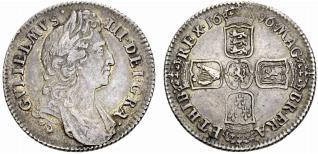 William III. 1694-1702. Shilling 1696. 5.95 ... 