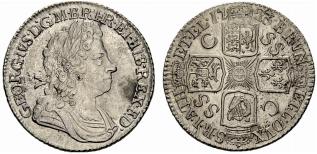 George I. 1714-1727. Shilling 1723. 6.01 g. ... 