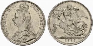 Victoria, 1837-1901. Crown 1887. 50. ... 