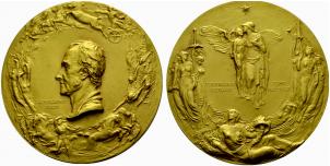 COMO - Vergoldete Bronzemedaille 1927. 100. ... 
