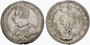 FLORENZ - Cosimo II. 1609-1621. Piastra ... 