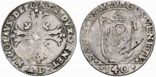 VENEDIG - Nicolo Daponte, 1578-1585. Scudo ... 
