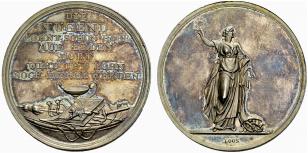 Silbermedaille o. J. (um 1800). Medaille fr ... 