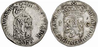 OVERIJSSEL, PROVINZ - Gulden 1737. 10.48 g. ... 