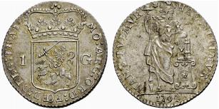 UTRECHT, PROVINZ - 1 Gulden 1794. 10.57 g. ... 