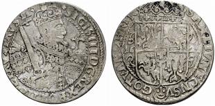 Sigismund III. 1587-1632. Vierteltaler 1622. ... 