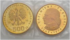 Republik. 500 Zloty 1976. Tadeusz Kosciuszko ... 