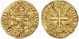 Alfonso V. 1438-1481. Cruzado o. J. 3.50 g. ... 