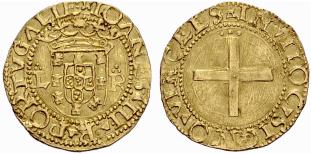Joo III. 1521-1557. Cruzado o. J. 3.56 g. ... 
