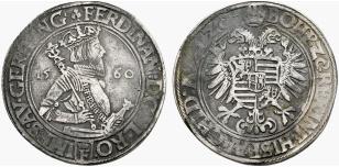 Ferdinand I. 1521-1564. Taler 1560, Prag. ... 