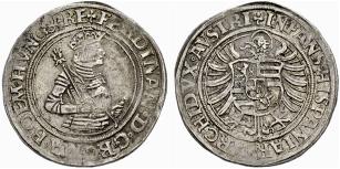 Ferdinand I. 1521-1564. Halbtaler o. J. (16. ... 