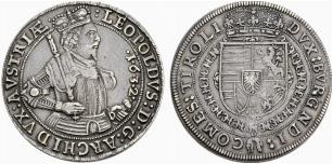 Erzherzog Leopold V. 1619-1632. Taler 1632, ... 
