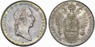 Franz II. (I.), 1792-1835. Scudo 1824, ... 
