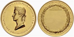 Franz Joseph I. 1848-1916. Goldmedaille o. ... 