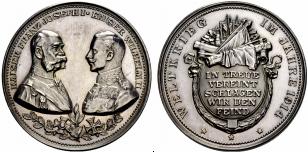 Franz Joseph I. 1848-1916. Silbermedaille ... 