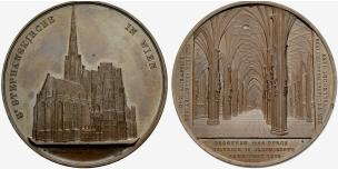 WIEN - Bronzemedaille o. J. (1862). Auf die ... 