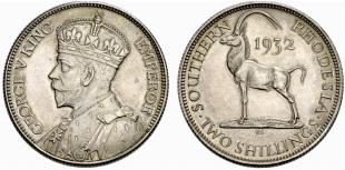 George V. 1910-1936. 2 Shilling 1932. 11.32 ... 