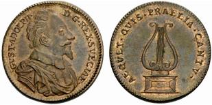 Gustav II. Adolph, 1611-1632. Bronzemedaille ... 