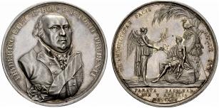 BASEL - Stadt - Silbermedaille 1795. Auf den ... 