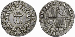 KNIGREICH - Enrique II. 1369-1379. Real o. ... 