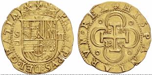 KNIGREICH - Felipe II. 1556-1598. 2 Escudos ... 