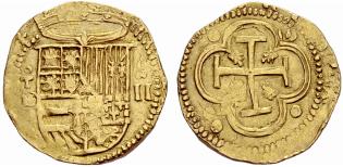 KNIGREICH - Felipe II. 1556-1598. 2 Escudos ... 