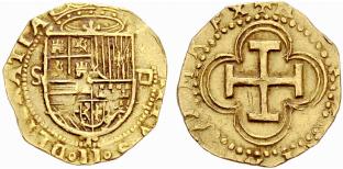 KNIGREICH - Felipe II. 1556-1598. 1 Escudo ... 