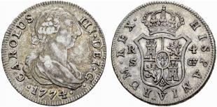 KNIGREICH - Carlos III. 1759-1788. 4 Reales ... 
