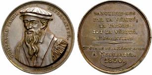 SCHWEIZ - Bronzemedaille 1830. 300-Jahrfeier ... 
