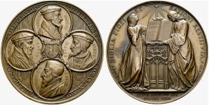 SCHWEIZ - Bronzemedaille 1835. 300-Jahrfeier ... 