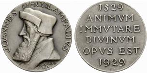 SCHWEIZ - Silbermedaille 1929. 400 Jahre ... 