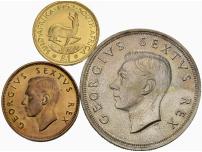 George VI. 1936-1952. Set 1952. 1 Pound, 1/2 ... 