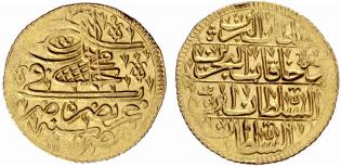 Ahmed III. 1703-1730. 1 Eshrefi Altin 1703. ... 