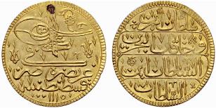 Ahmed III. 1703-1730. 1 Eshrefi Altin 1703. ... 