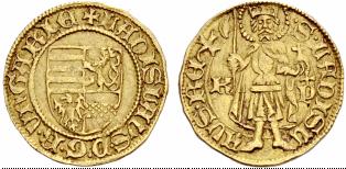 Wladislaus V. 1453-1457. Goldgulden o. J., ... 