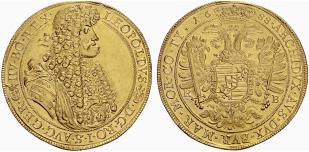 Leopold I. 1657-1705. 10 Dukaten 1688, ... 