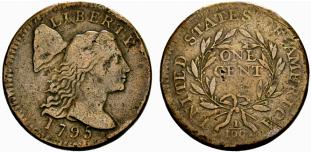 1 Cent 1795. 10.90 g. Schn.
