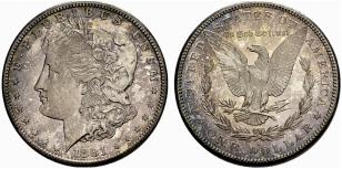 1 Dollar 1881, San Francisco. Morgan Type ... 