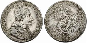 Innocenzo XI. 1676-1689. Piastra AN I ... 