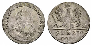 Елизавета, 1709-1762 - Coins for ... 