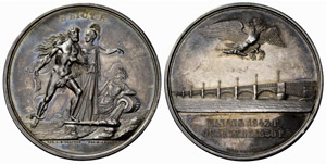 Nicholas I, 1825-1855 - Silver medal 1850 ... 