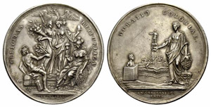 Augsburg, Stadt - Silbermedaille 1764. Auf ... 