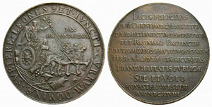 Münster, Stadt - Bronzemedaille 1648. 26.09 ... 