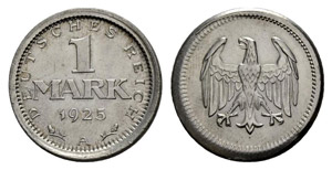 Weimarer Republik - 1 Mark 1925, Berlin. ... 