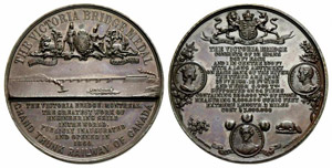 Victoria, 1837-1901. Bronzemedaille 1860. ... 