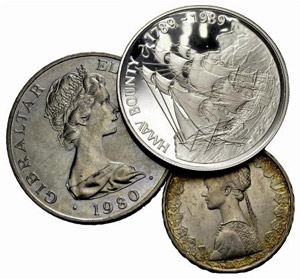Diverse Münzen und Medaillen in Silber, ... 